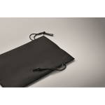Kleine RPET-Geschenktasche 20x30 cm farbe schwarz drittes Detailbild