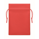 Kleine RPET-Geschenktasche 20x30 cm farbe rot zweite Ansicht