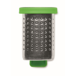 Tee-Infuser Edelstahl mit Kunststoffhaken farbe lindgrün vierte Ansicht