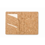 Kork-Passhülle mit Kartenfächern farbe beige