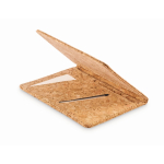 Kork-Passhülle mit Kartenfächern farbe beige dritte Ansicht