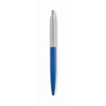 Edelstahl-Kugelschreiber mit Etui blau farbe blau achte Ansicht