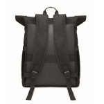 Rolltop-Rucksack Laptop 15'' mit Trolleygurt farbe schwarz fünfte Ansicht