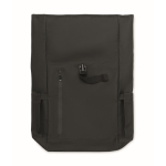 Rolltop-Rucksack Laptop 15'' mit Trolleygurt farbe schwarz siebte Ansicht