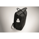 Rolltop-Rucksack Laptop 15'' mit Trolleygurt farbe schwarz achtes Detailbild