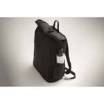 Rolltop-Rucksack Laptop 15'' mit Trolleygurt farbe schwarz Detailbild