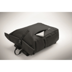 Rolltop-Rucksack Laptop 15'' mit Trolleygurt farbe schwarz Detailbild