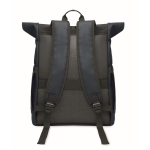 Rolltop-Rucksack Laptop 15'' mit Trolleygurt farbe blau fünfte Ansicht