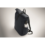 Rolltop-Rucksack Laptop 15'' mit Trolleygurt farbe blau Detailbild