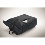 Rolltop-Rucksack Laptop 15'' mit Trolleygurt farbe blau Detailbild