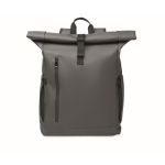 Rolltop-Rucksack Laptop 15'' mit Trolleygurt farbe dunkelgrau vierte Ansicht