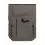 Rolltop-Rucksack Laptop 15'' mit Trolleygurt farbe dunkelgrau siebte Ansicht