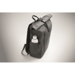 Rolltop-Rucksack Laptop 15'' mit Trolleygurt farbe dunkelgrau achtes Detailbild