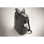 Rolltop-Rucksack Laptop 15'' mit Trolleygurt farbe dunkelgrau Detailbild