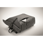 Rolltop-Rucksack Laptop 15'' mit Trolleygurt farbe dunkelgrau Detailbild