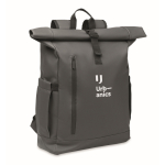 Rolltop-Rucksack Laptop 15'' mit Trolleygurt farbe dunkelgrau Hauptansicht