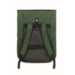 Rolltop-Rucksack Laptop 15'' mit Trolleygurt farbe dunkelgrün sechste Ansicht
