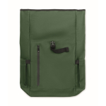 Rolltop-Rucksack Laptop 15'' mit Trolleygurt farbe dunkelgrün siebte Ansicht