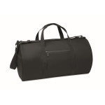 Reisetasche Polyester/PU mit Seitenfächern farbe schwarz
