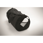 Reisetasche Polyester/PU mit Seitenfächern farbe schwarz viertes Detailbild