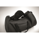 Reisetasche Polyester/PU mit Seitenfächern farbe schwarz fünftes Detailbild
