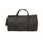 Reisetasche Polyester/PU mit Seitenfächern farbe schwarz achte Ansicht