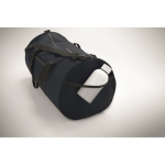 Reisetasche Polyester/PU mit Seitenfächern farbe blau viertes Detailbild