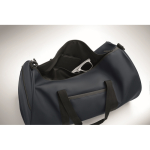Reisetasche Polyester/PU mit Seitenfächern farbe blau fünftes Detailbild