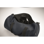 Reisetasche Polyester/PU mit Seitenfächern farbe blau sechstes Detailbild