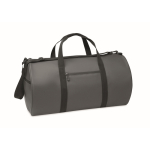 Reisetasche Polyester/PU mit Seitenfächern farbe dunkelgrau