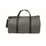 Reisetasche Polyester/PU mit Seitenfächern farbe dunkelgrau achte Ansicht