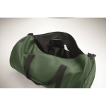 Reisetasche Polyester/PU mit Seitenfächern farbe dunkelgrün sechstes Detailbild