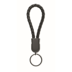 Schwarzes PU-Armband 60W Ladekabel farbe schwarz zweite Ansicht