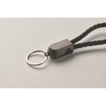 Schwarzes PU-Armband 60W Ladekabel farbe schwarz viertes Detailbild