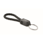 Schwarzes PU-Armband 60W Ladekabel farbe schwarz Hauptansicht