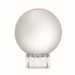 Runder Glaspokal mit Sockel personalisierbar farbe transparent