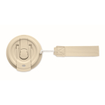 Recycling-Edelstahlbecher mit Strohhalm 500 ml farbe beige neunte Ansicht