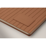 A5-Notizbuch Softcover, Kunstleder farbe braun drittes Detailbild