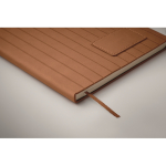 A5-Notizbuch Softcover, Kunstleder farbe braun viertes Detailbild