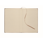 A5-Notizbuch Softcover, Kunstleder farbe braun sechste Ansicht