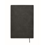 A5-Notizbuch Softcover, Kunstleder farbe schwarz dritte Ansicht