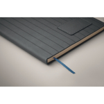 A5-Notizbuch Softcover, Kunstleder farbe blau viertes Detailbild