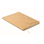 A5-Notizbuch Softcover, Kunstleder farbe beige zweite Ansicht