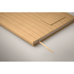 A5-Notizbuch Softcover, Kunstleder farbe beige viertes Detailbild