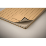 A5-Notizbuch Softcover, Kunstleder farbe beige fünftes Detailbild