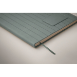 A5-Notizbuch Softcover, Kunstleder farbe mattschwarz viertes Detailbild