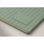 A5-Notizbuch Softcover, Kunstleder farbe mintgrün drittes Detailbild