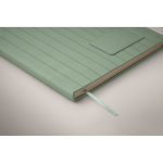 A5-Notizbuch Softcover, Kunstleder farbe mintgrün viertes Detailbild