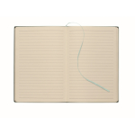 A5-Notizbuch Softcover, Kunstleder farbe mintgrün sechste Ansicht