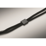 RPET-Armband fürs Handy, 25 cm farbe schwarz drittes Detailbild